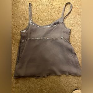 Women’s gray lightweight tank top